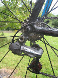 Di2 gears being checked