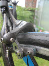 Checking tyres and brake blocks