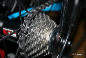 Cleaned chain and cassette